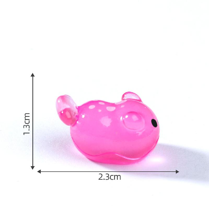 跨境新品微景观夜光炫彩海蛞蝓海洋动物 DIY装饰品配件迷你小摆件