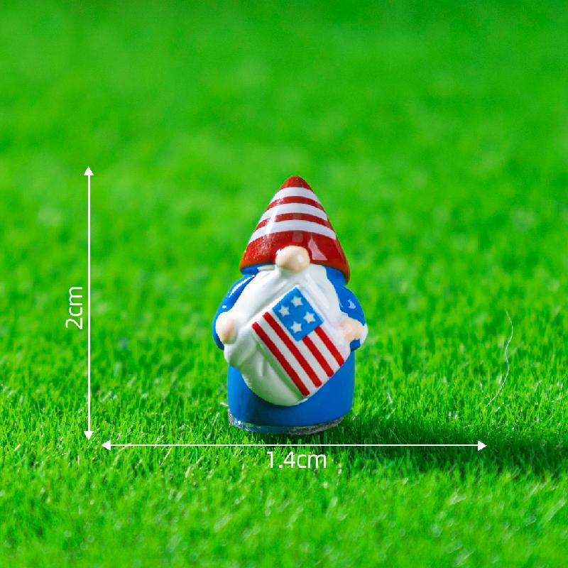 跨境外贸微景观创意自由小矮人公仔 DIY装饰品配件迷你树脂小摆件