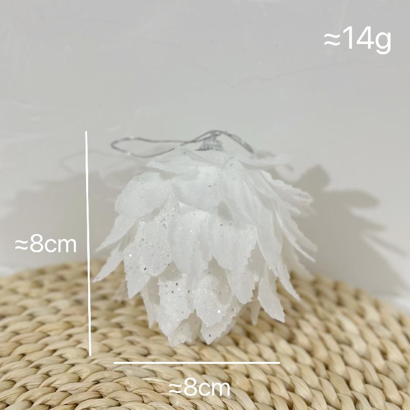 Bộ trang trí Noel: Bóng bông tuyết, hoàn hảo cho không gian