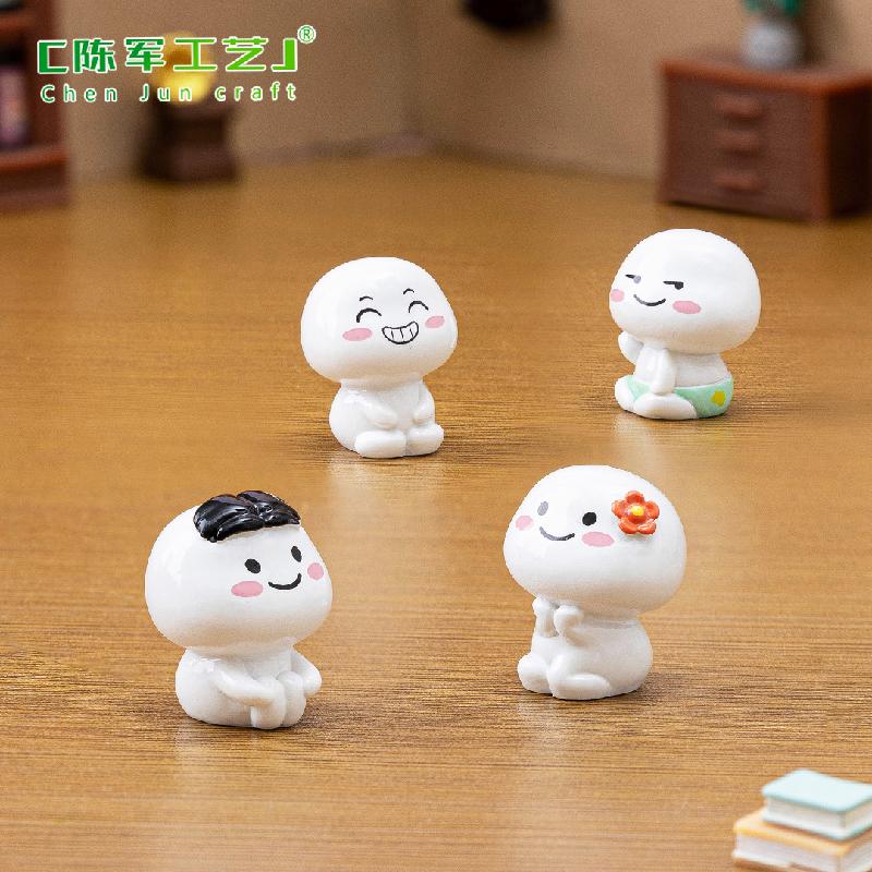 Bánh trôi biểu cảm mini trang trí nhà búp bê (PK-709)