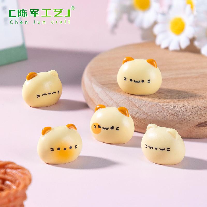 微景观创意可爱猫猫曲奇萌粒娃娃屋 DIY装饰品配件迷你桌面小摆件