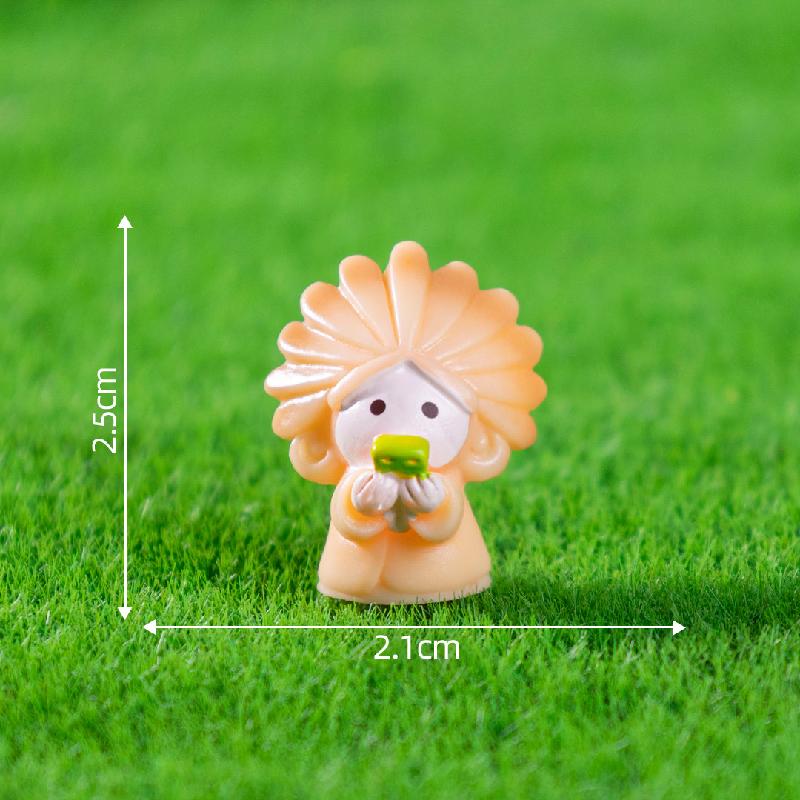 微景观创意良渚文化堆小人稻草茅草屋 DIY装饰配件迷你树脂小摆件