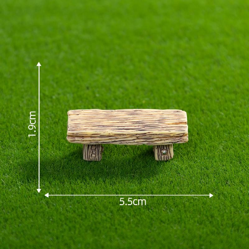 Ghế gỗ đôi, trang trí cây cảnh cho cặp đôi, phong cách cổ (ZC-40)