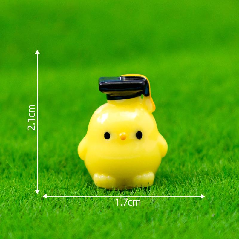 微景观博士青蛙猫头鹰博士帽园艺造景 DIY装饰品挂配件迷你小摆件