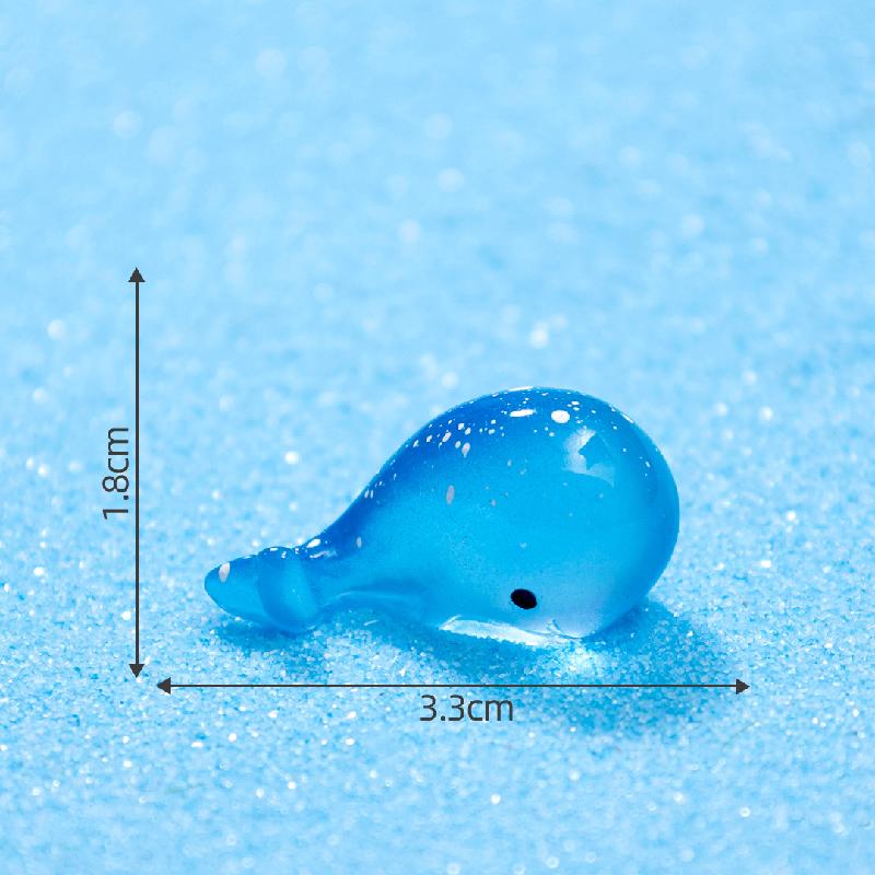 微景观创意夜光海洋小章鱼螃蟹海洋造景 DIY装饰品配件迷你小摆件