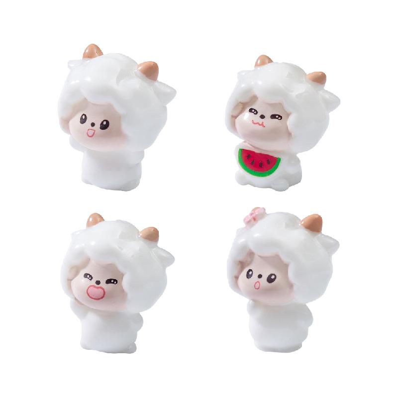 Cừu đáng yêu mini trang trí sân vườn tiểu cảnh (PK-706)