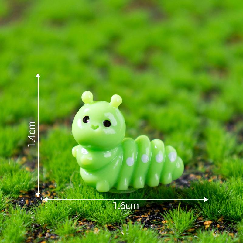 Tiểu cảnh côn trùng phát sáng: kiến, sâu, DIY, phụ kiện bàn tiểu cảnh mini (ZC-538)