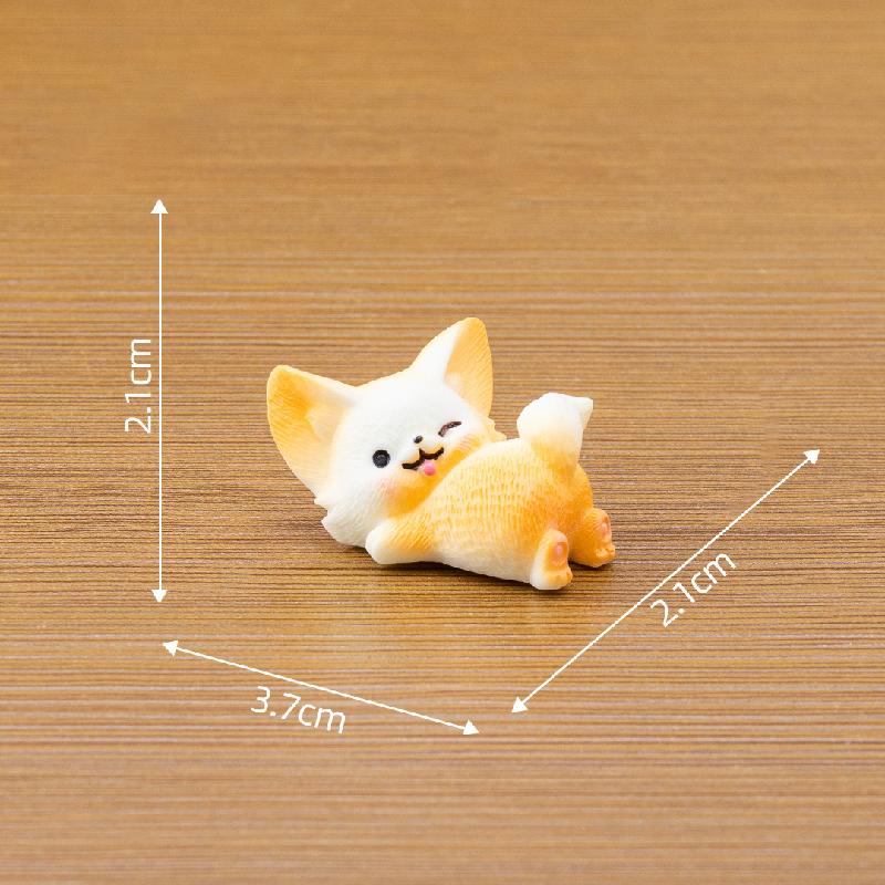Tiểu cảnh cáo tai dài, 12 kiểu, trang trí cây cảnh mini (ZC-206)