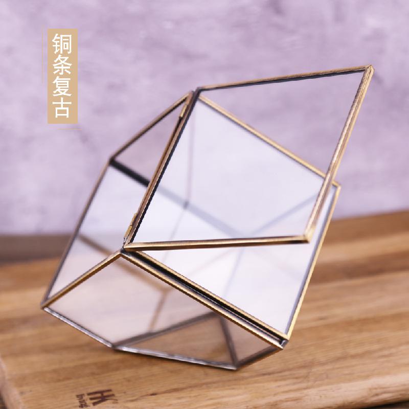 DG-57 Hoa vĩnh cửu trong kính cối, quà lễ hộp cỏ khô, sáng tạo thảm cỏ, khu vực nhỏ có nắp