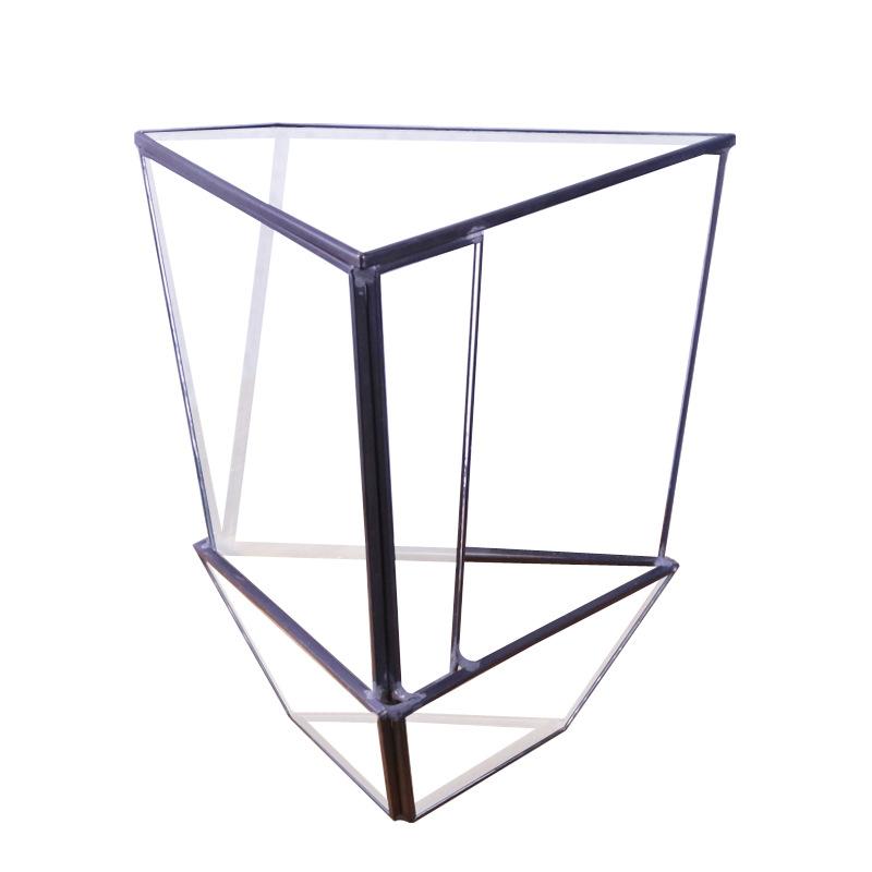 创意苔藓微缩景观玻璃花房器皿造景流水花器多肉植物温室大棚花盆