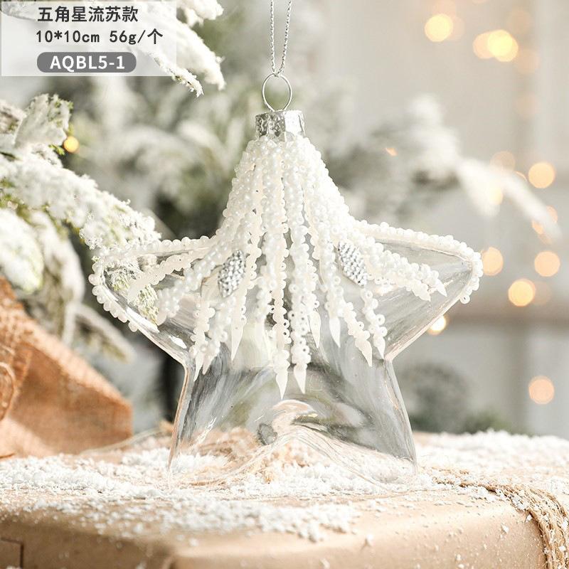 Trang trí Noel: Bóng thủy tinh khắc họa người tuyết dễ thương