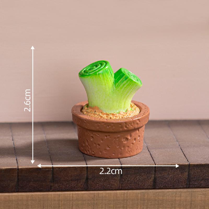 微景观创意可爱蔬菜小盆摘娃屋造景 DIY装饰品配件迷你桌面小摆件