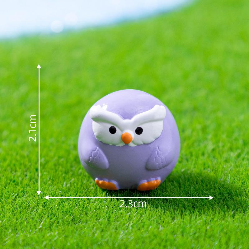 微景观创意可爱圆嘟嘟熊猫小狗小动物 DIY装饰配件迷你桌面小摆件