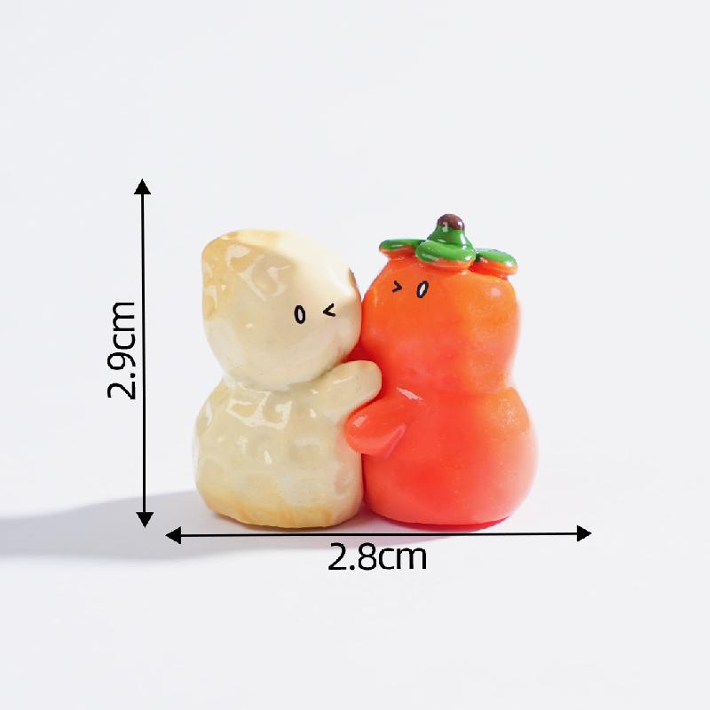 微景观创意谐音梗小水果萌粒 DIY装饰品挂配件迷你车载桌面小摆件