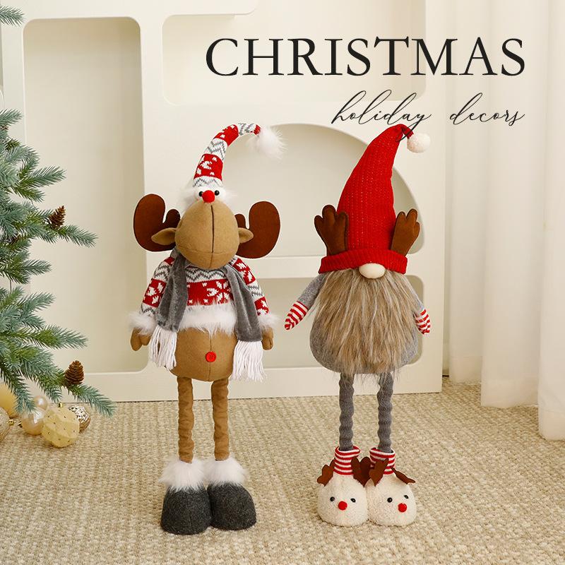 Trang trí Noel: Gnome ông già Noel nhỏ trang trí cửa sổ