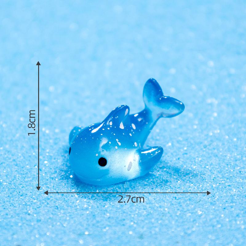 微景观创意夜光海洋小章鱼螃蟹海洋造景 DIY装饰品配件迷你小摆件