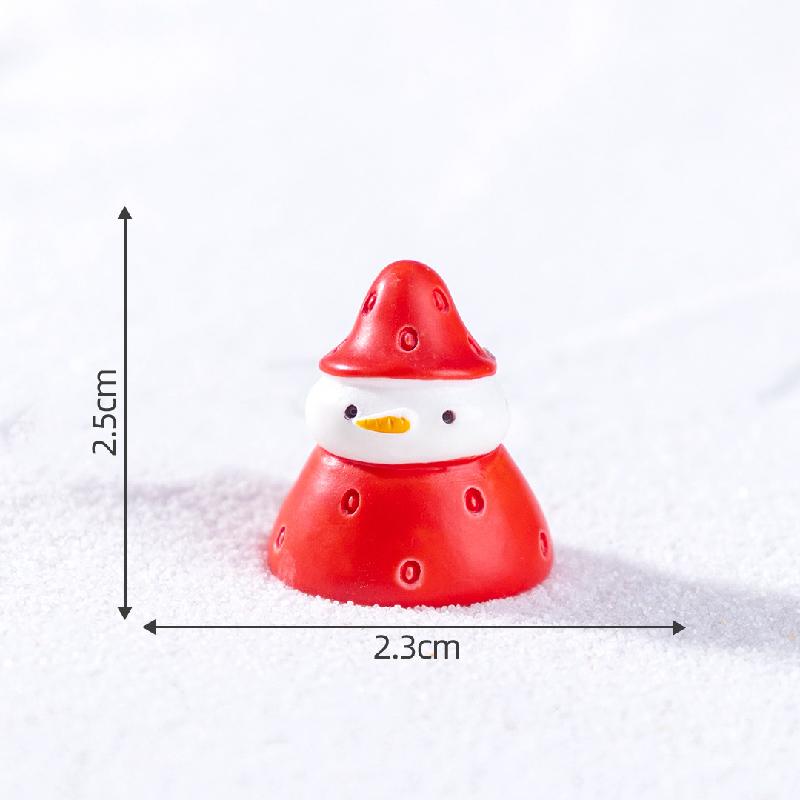 微景观创意圣诞甜品圣诞节食玩造景 DIY装饰品配件迷你树脂小摆件