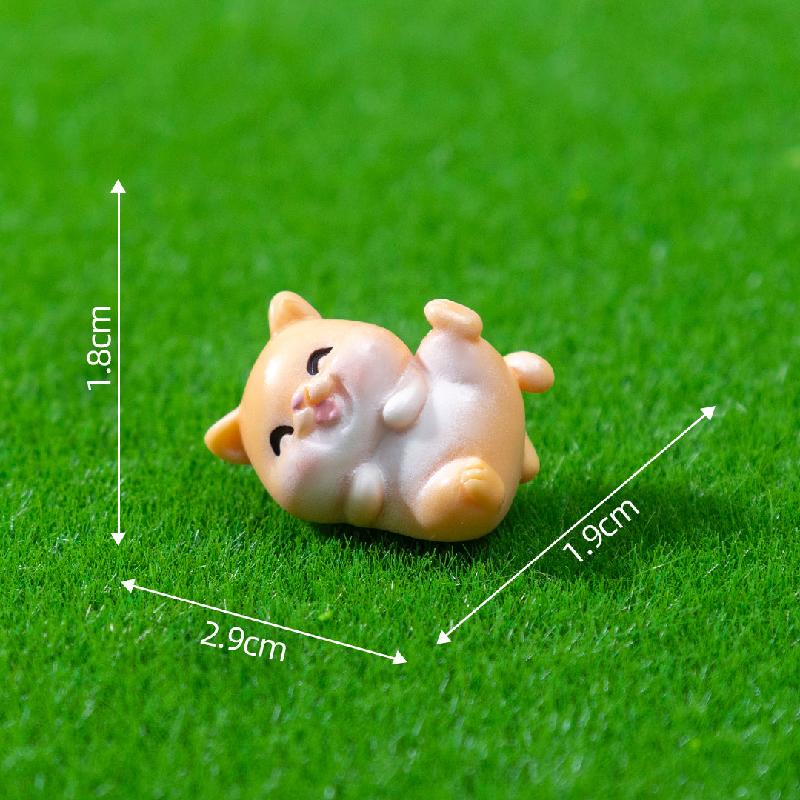 12 mẫu động vật dễ thương resin trang trí tiểu cảnh (ZC-716)