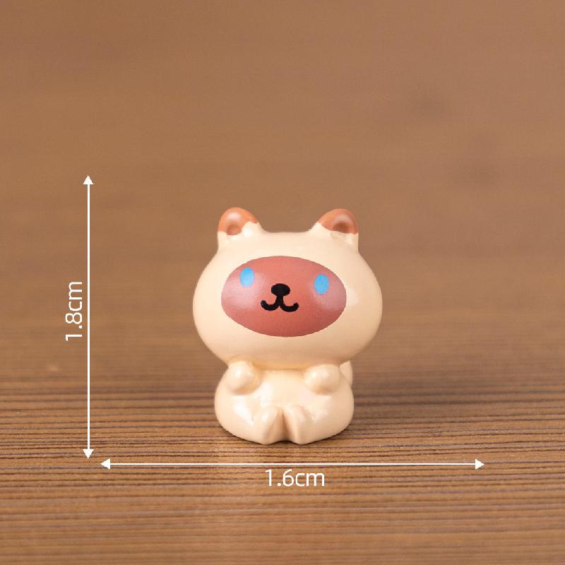 微景观创意可爱猫爬架小猫公仔娃娃屋 DIY装饰配件迷你桌面小摆件