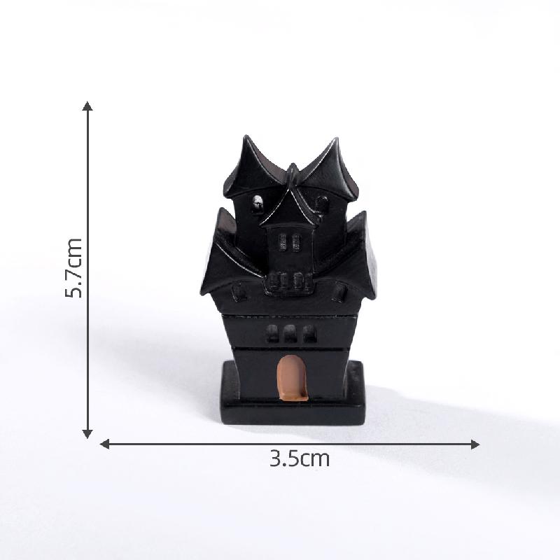 跨境新品微景观创意发光小南瓜骷髅万圣节 DIY装饰品配件迷你小摆