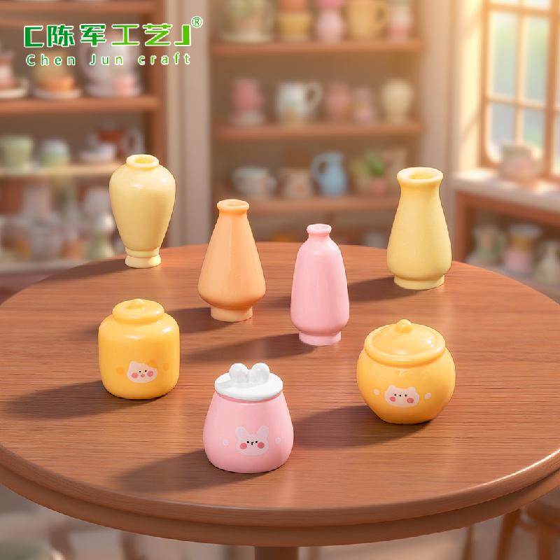 Bộ Chai Lọ Đĩa Mini Nhà Búp Bê DIY (PK-867)