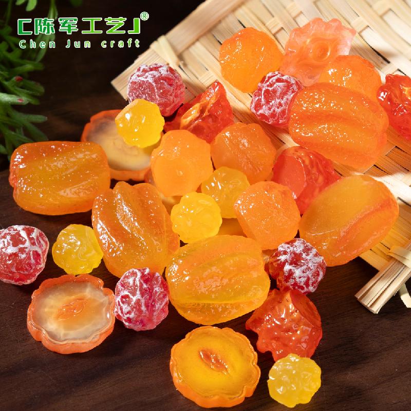 微景观创意话梅杏脯蜜饯仿真食玩 DIY盲袋装饰品挂配件迷你小摆件