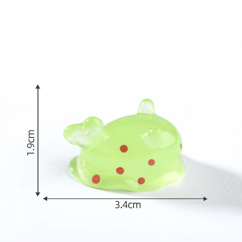 跨境 新品微景观创意夜光小海兔海洋造景DIY装饰品配件迷你小摆件