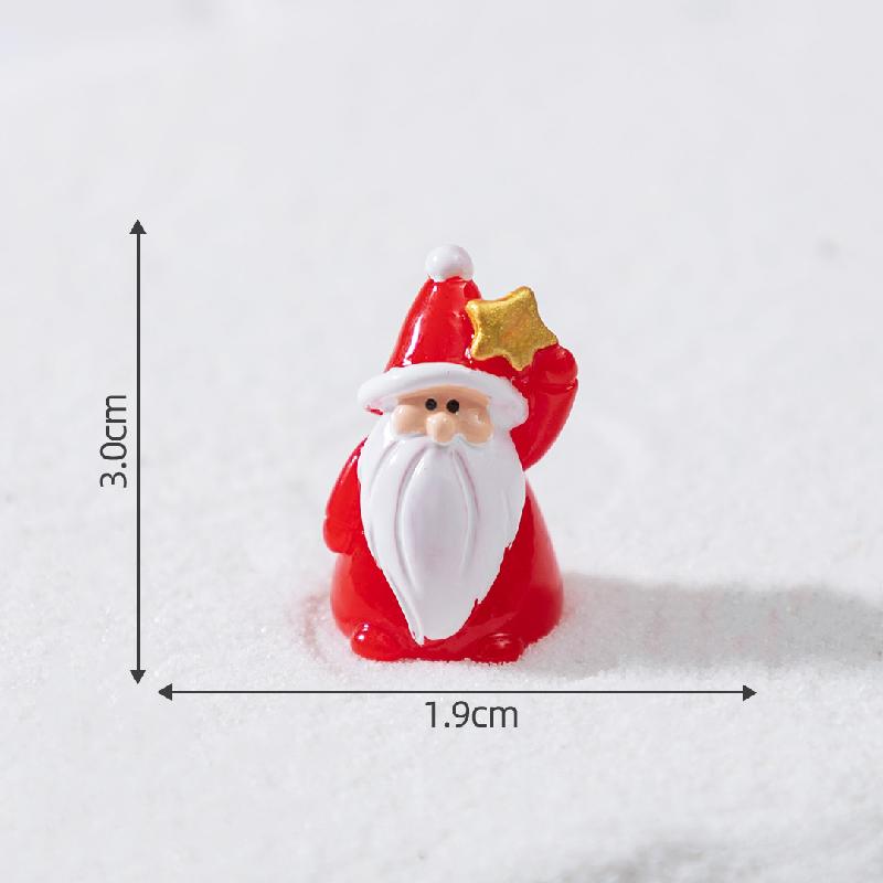 微景观创意可爱圣诞老人企鹅雪地造景 DIY装饰配件迷你桌面小摆件