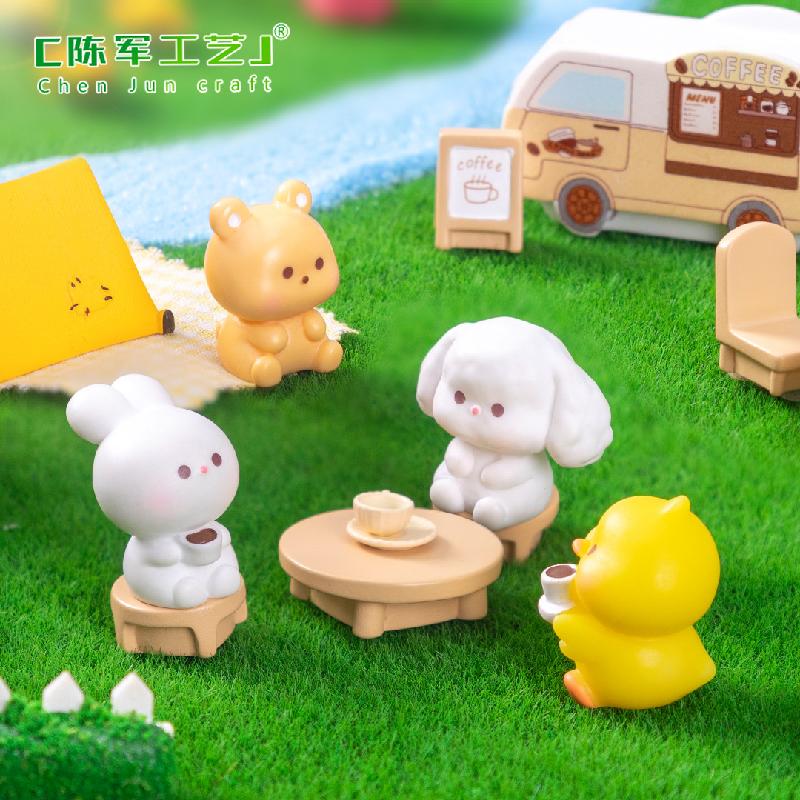 苔藓微景观创意可爱小动物园艺造景DIY装饰品配件迷你桌面小摆件