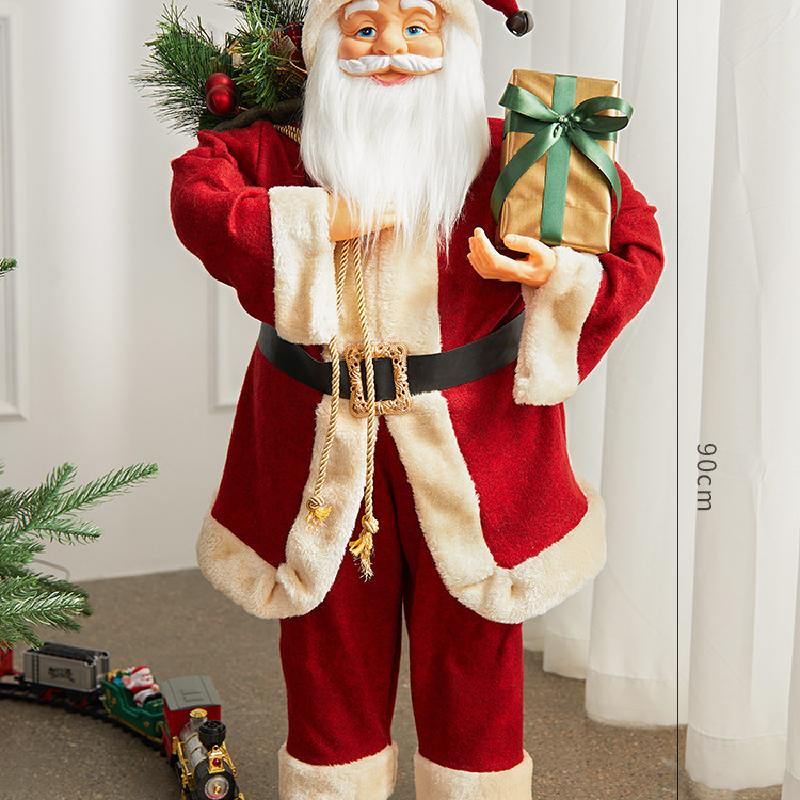 Trang trí Noel: Búp bê ông già Noel cho khách sạn, nhà hàng