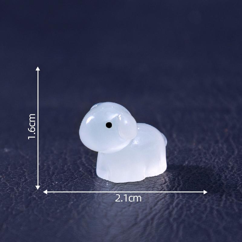 跨境新品微景观创意夜光小幽灵节日造景 DIY装饰品配件迷你小摆件