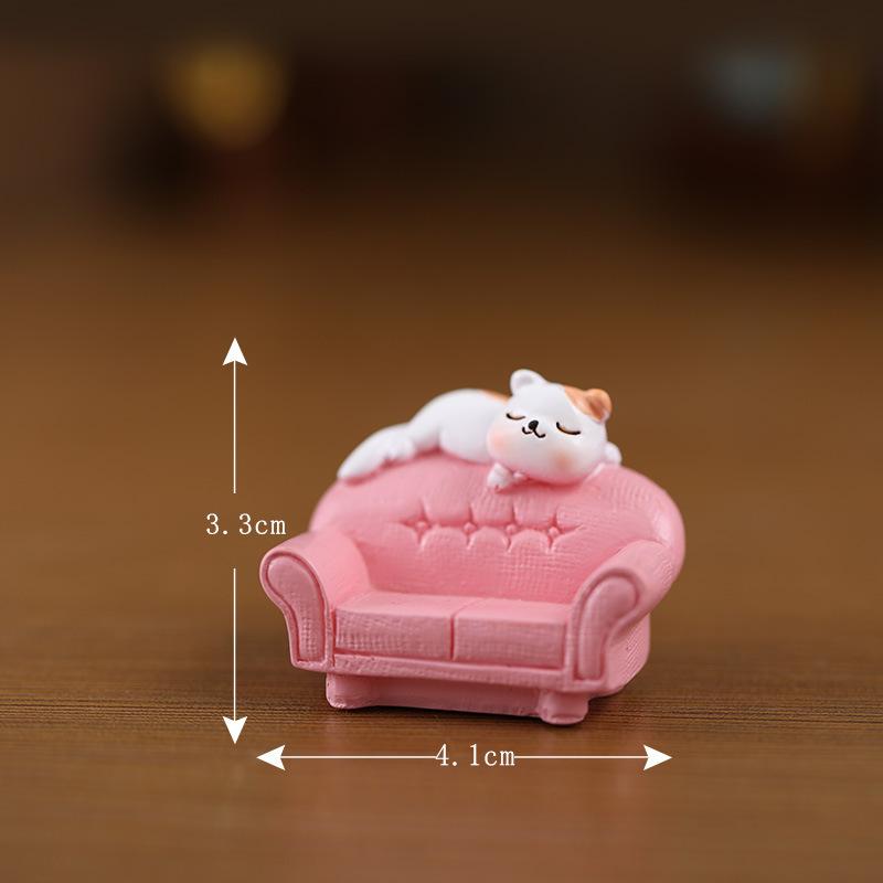 Tiểu cảnh mèo hàng ngày, trang trí cây cảnh đáng yêu (ZC-86)