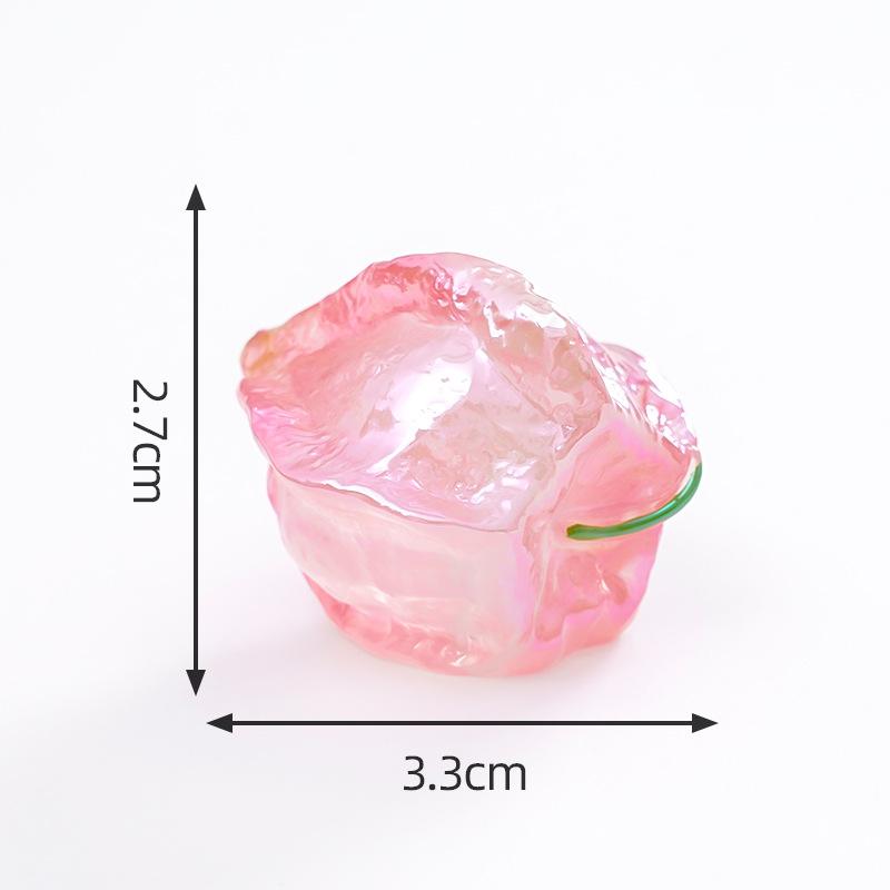 Tiểu cảnh quả vải phát sáng, phụ kiện trang trí cây cảnh DIY (ZC-409)