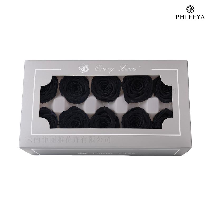 Hoa hồng vĩnh cửu 4cm 10 bông DIY hoa khô quà Thất Tịch (HK-18)