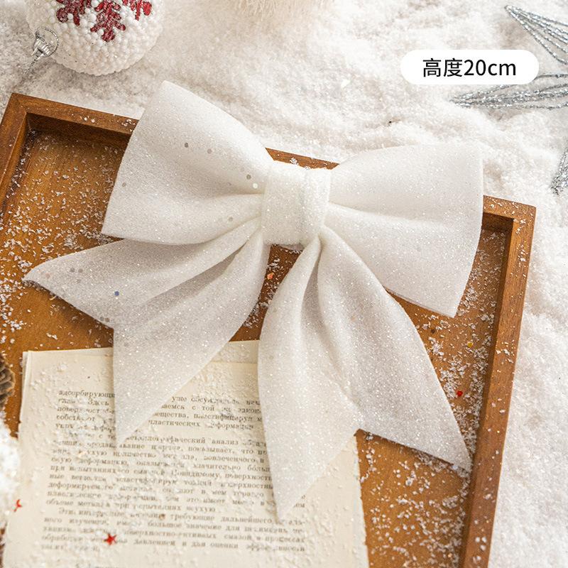 Trang trí Noel: Bóng vàng champagne, nơ trang trí đẹp