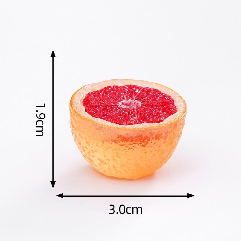微景观创意夜光半切水果西瓜火龙果萌粒 DIY装饰品配件迷你小摆件