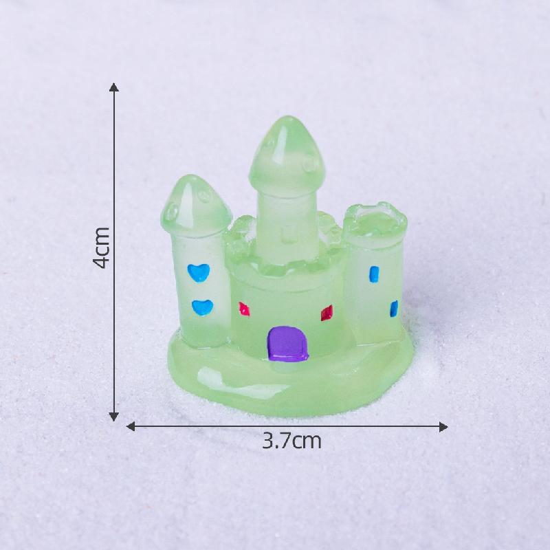 微景观创意梦幻星星月亮城堡蛋糕烘焙 DIY装饰配件迷你桌面小摆件