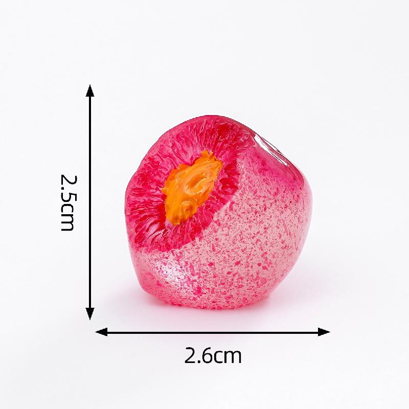 微景观创意夜光半切水果西瓜火龙果萌粒 DIY装饰品配件迷你小摆件