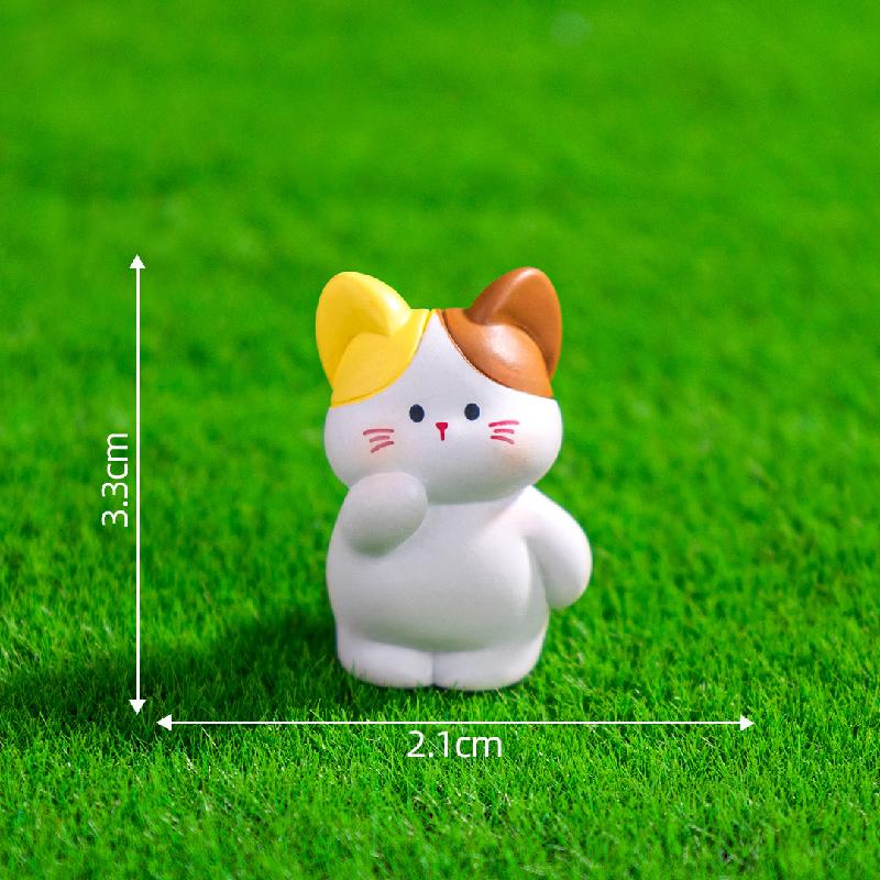 微景观创意可爱小动物菜市场公仔 DIY装饰品挂配件迷你桌面小摆件