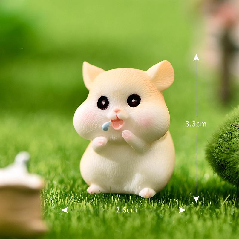 Chuột hamster háu ăn, Pho mát, Bao Gạo, Đĩa (PK-73)