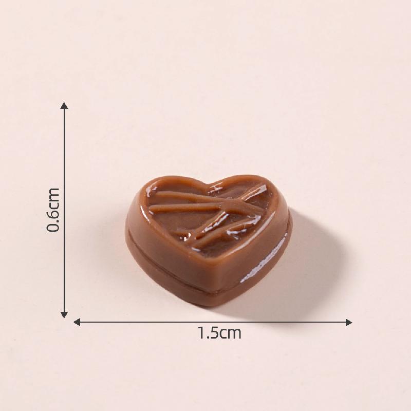 微景观创意仿真巧克力食玩 DIY装饰发夹冰箱贴配件迷你树脂小摆件