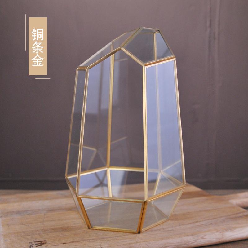 DG-8 Cây thực vật lá cứng, phòng kính thủy tinh, hộp sinh thái nhỏ, quà tặng sáng tạo và hàng loạt cắt lớn