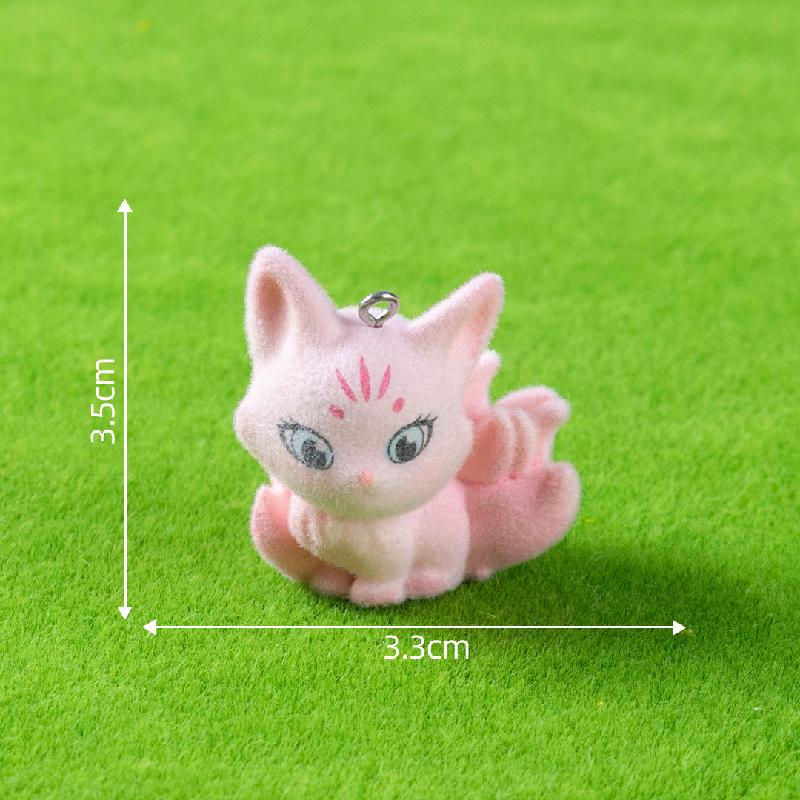 植绒公仔创意可爱小动物系列萌粒 DIY装饰品摆件包包钥匙扣挂配件