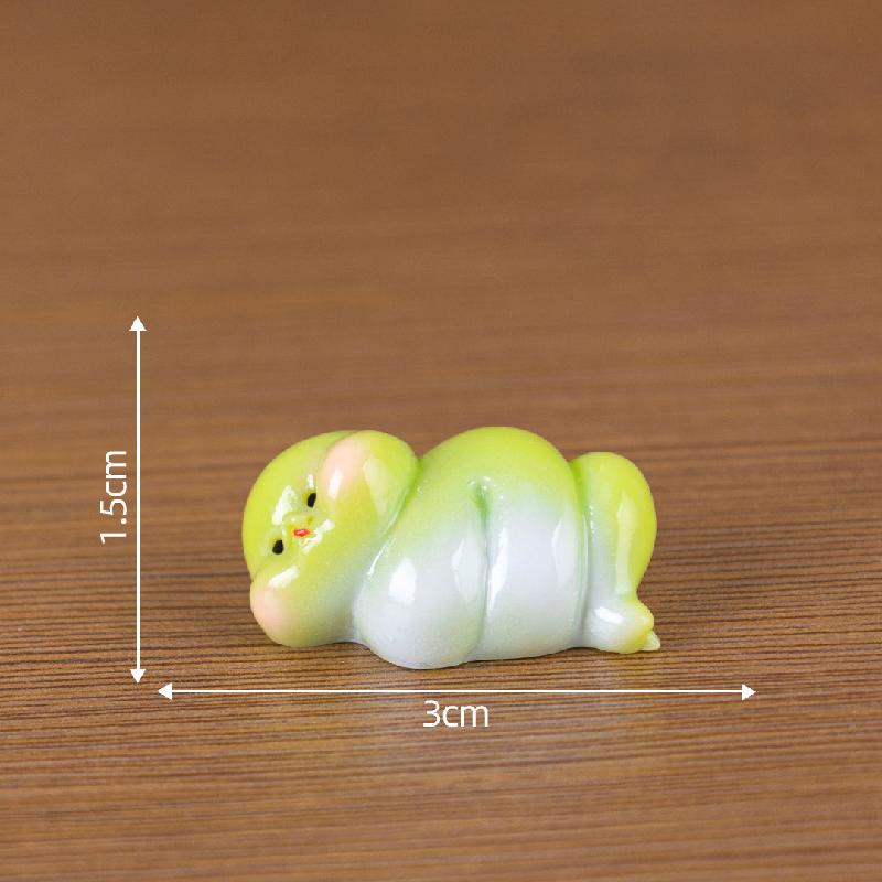 微景观创意十二生肖排排趴萌粒 DIY装饰品配件迷你车载桌面小摆件