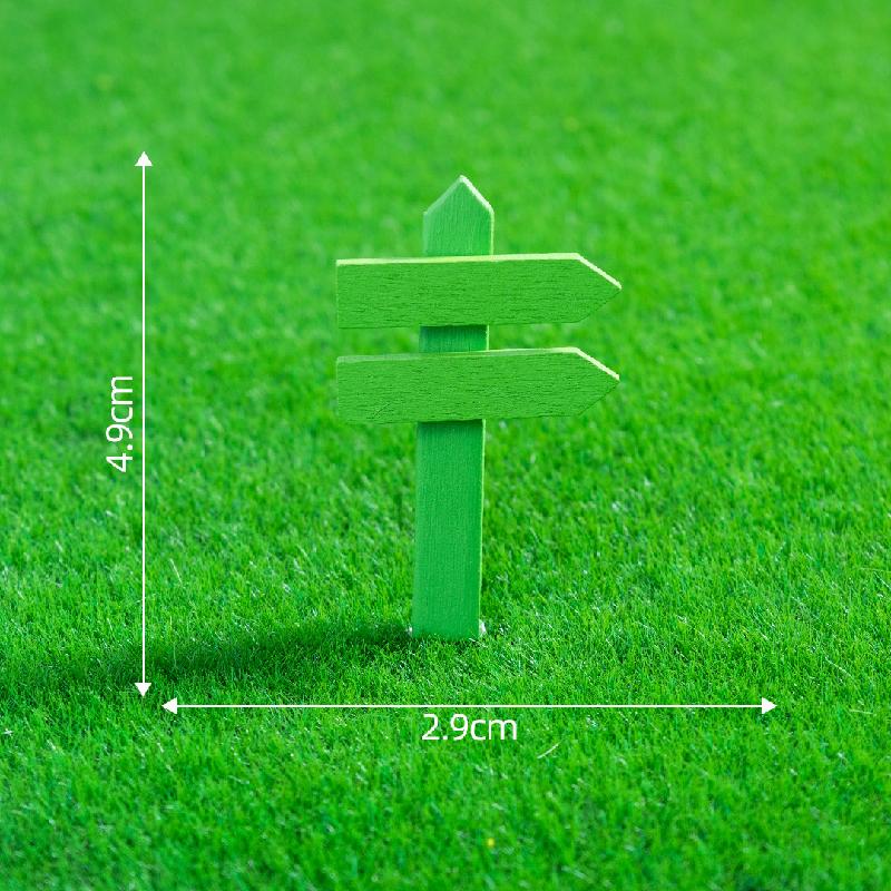 Tiểu cảnh bảng chỉ đường, hàng rào gỗ trang trí cây cảnh (ZC-182)