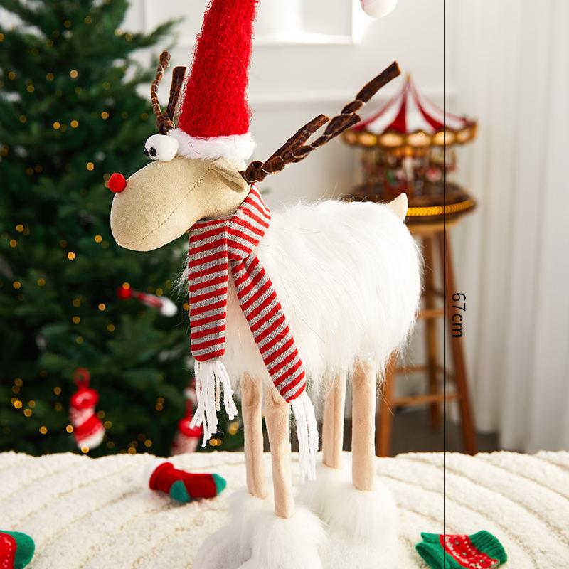 Trang trí Noel: Đồ chơi nai, trưng bày cửa sổ dịp lễ