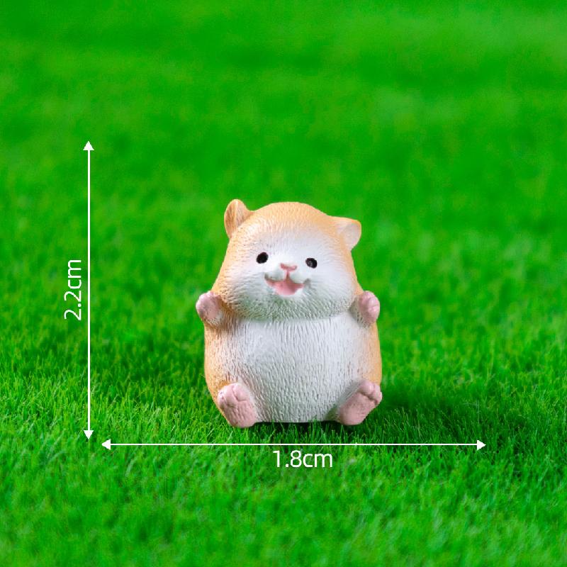 Tiểu cảnh động vật rừng: cú, búp bê DIY, phụ kiện treo bàn tiểu cảnh mini (ZC-495)