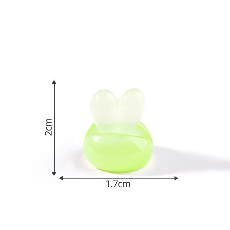 苔藓微景观创意夜光多肉盆栽花瓶植物造景 DIY装饰配件迷你小摆件