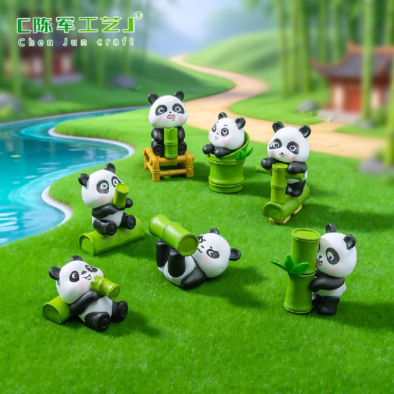 Gấu Trúc Dễ Thương Mini Trang Trí (PK-96)