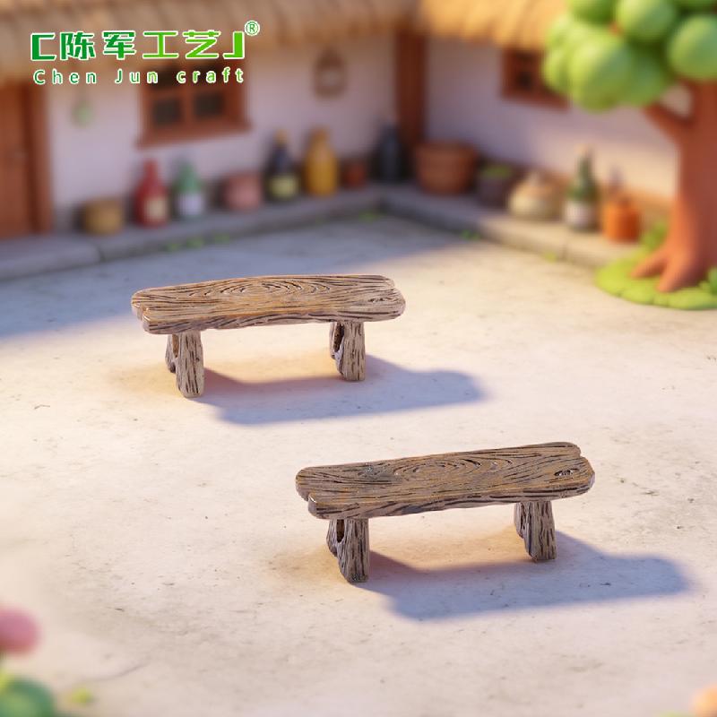 Tiểu cảnh ghế tim lãng mạn, phụ kiện trang trí cây cảnh DIY (ZC-580)